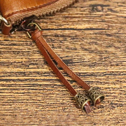 Waist Bag – Handcrafted Sporran Leather Coin Waist – detail view 15