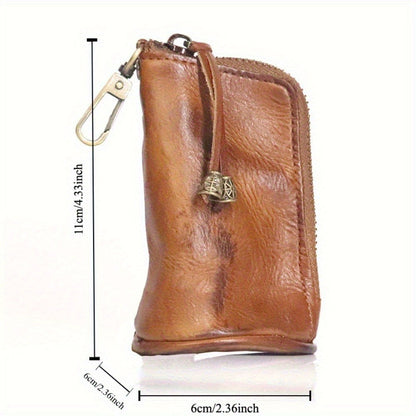 Waist Bag – Handcrafted Sporran Leather Coin Waist – detail view 17
