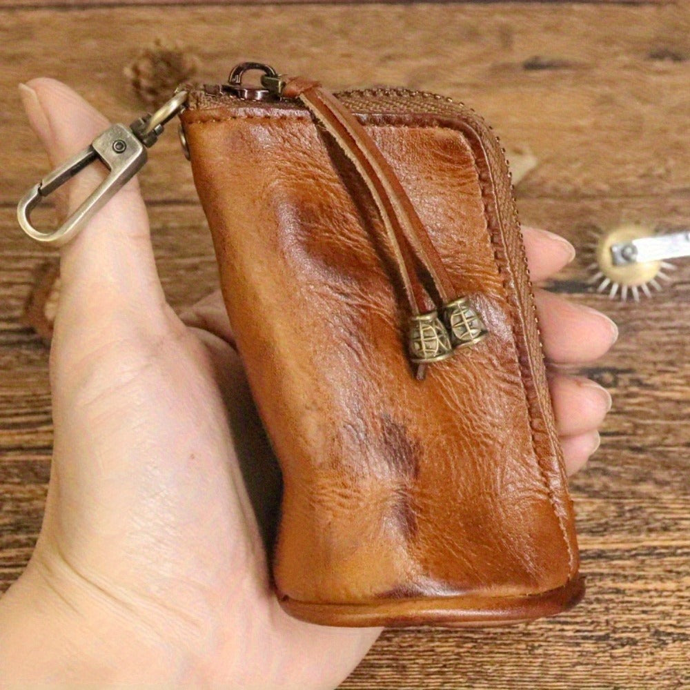 Waist Bag – Handcrafted Sporran Leather Coin Waist – detail view 4