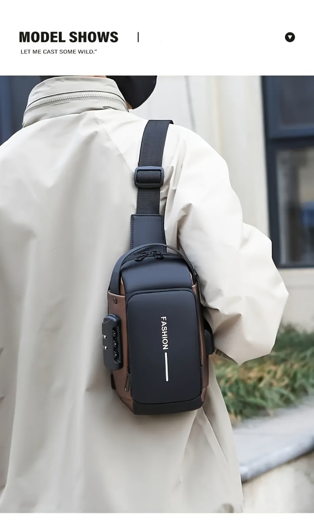 Waist Bag – Large Capacity, Multi-Pocket, Lightweight, for Travel & Work – detail view 14