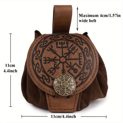 Waist Bag – Medieval Viking Waist Embossed Knight – detail view 2
