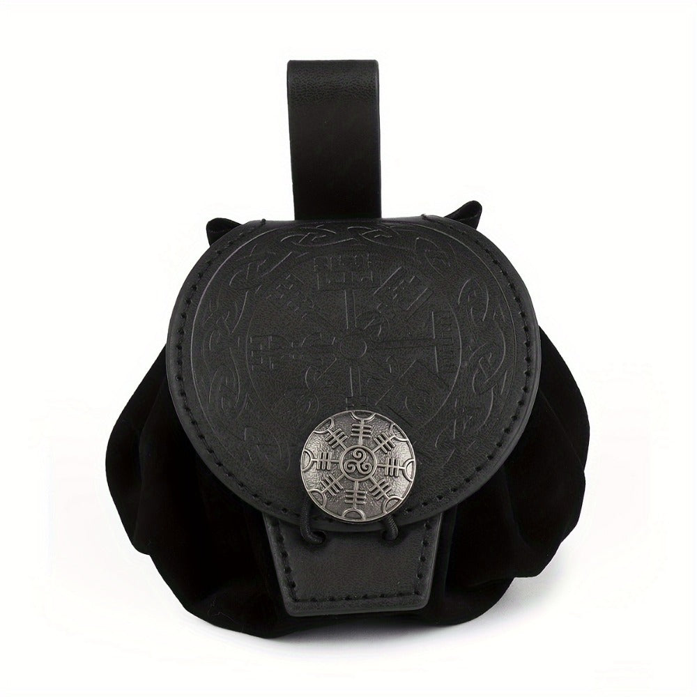 Waist Bag – Medieval Viking Waist Embossed Knight – front view