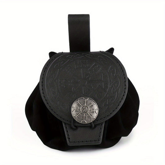 Waist Bag – Medieval Viking Waist Embossed Knight – front view