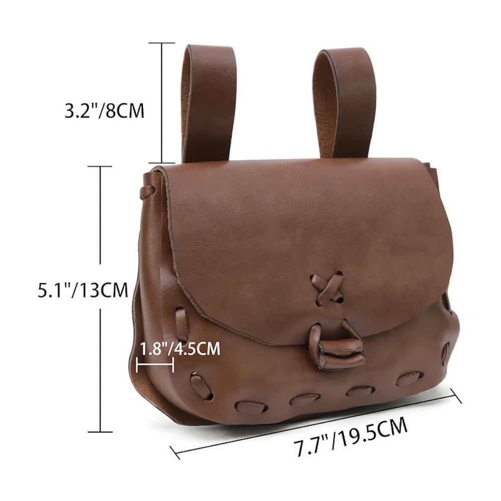 Waist Bag – Medieval Waist Vintage Belt Pouch – detail view 11