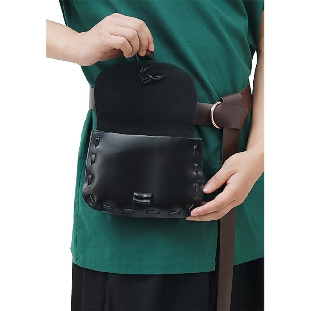 Waist Bag – Medieval Waist Vintage Belt Pouch – detail view 4
