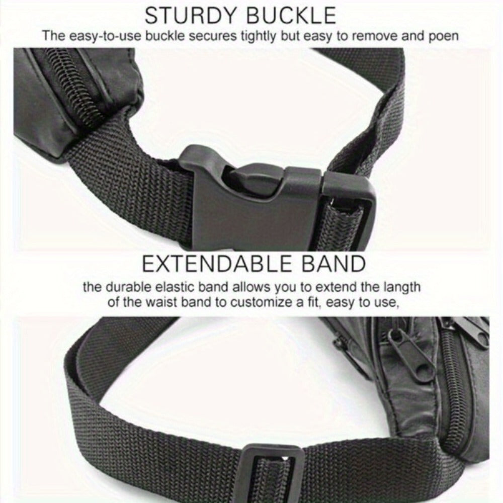 Waist Bag – Multi-Pocket, Large Capacity, Adjustable Strap, for Travel & Work – detail view 6