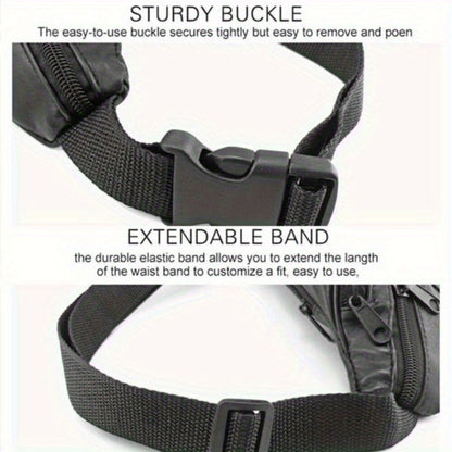 Waist Bag – Multi-Pocket, Large Capacity, Adjustable Strap, for Travel & Work – detail view 6