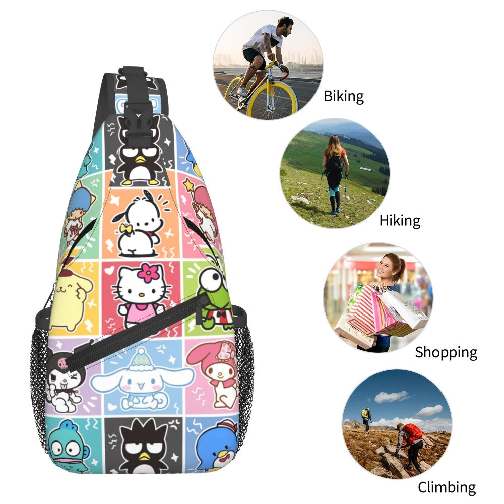 Waist Bag – Nylon, Lightweight, Adjustable Strap, for Travel – detail view 4