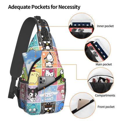 Waist Bag – Nylon, Lightweight, Adjustable Strap, for Travel – detail view 5