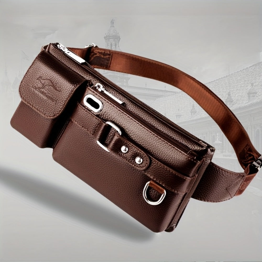 Waist Bag – PU Leather, for Everyday Use – front view