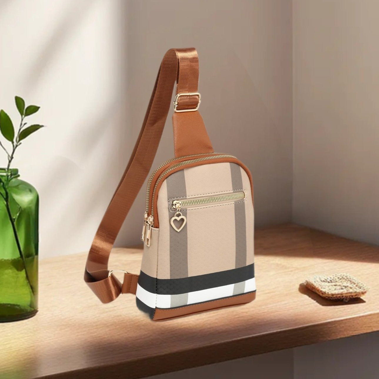 Waist Bag – PU Leather, Adjustable Strap, for Travel & Everyday Use – detail view 3