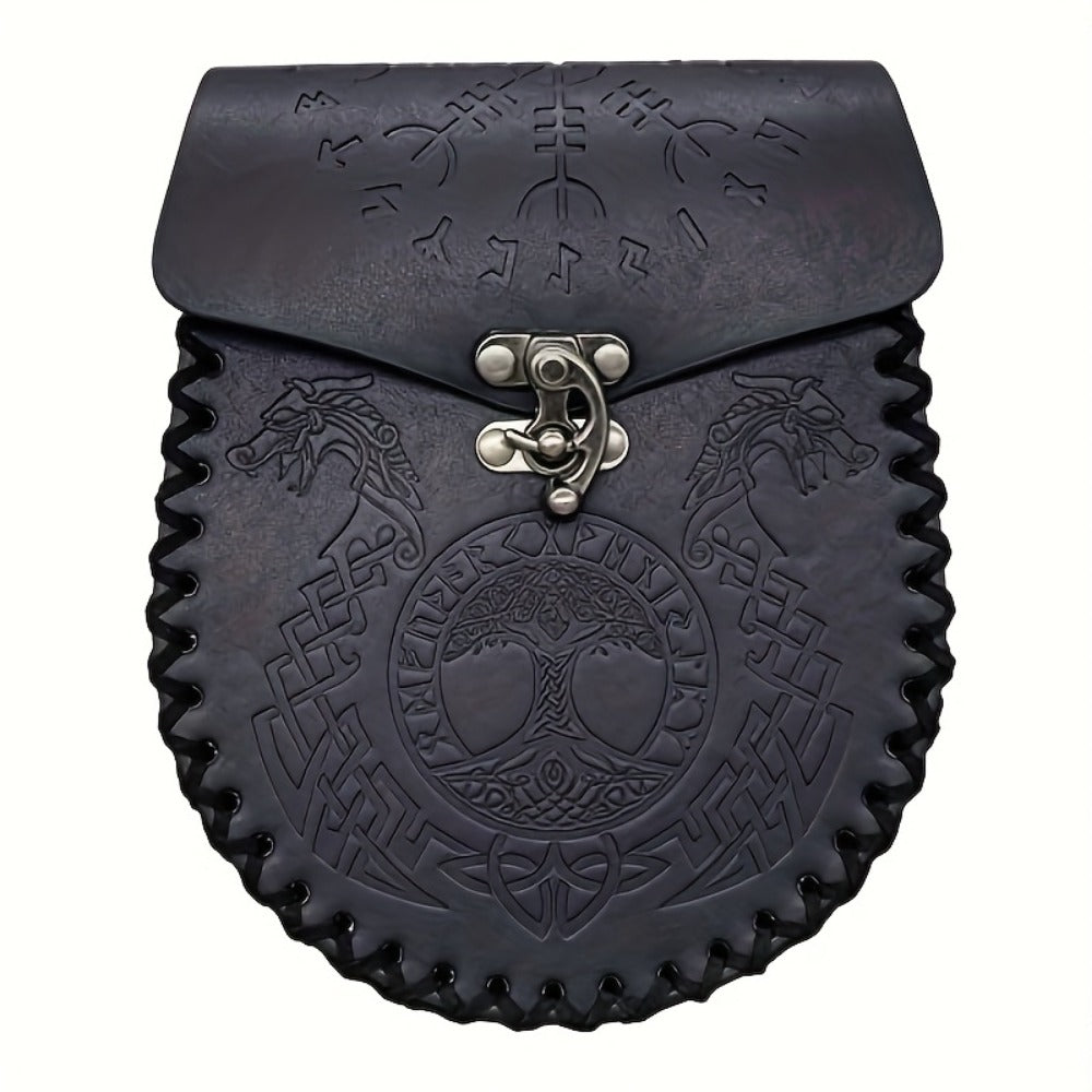 Waist Bag – PU Leather, for Travel – front view