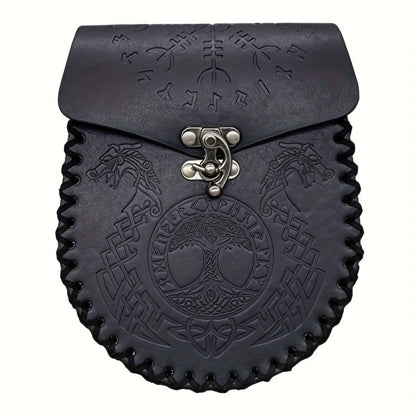 Waist Bag – PU Leather, for Travel – front view