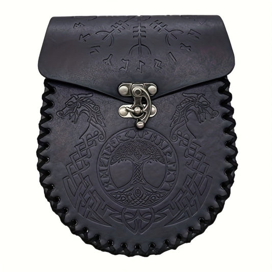 Waist Bag – PU Leather, for Travel – front view