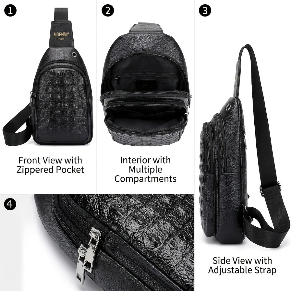 Waist Bag – PU Leather, Large Capacity, for Travel & Work – detail view 2