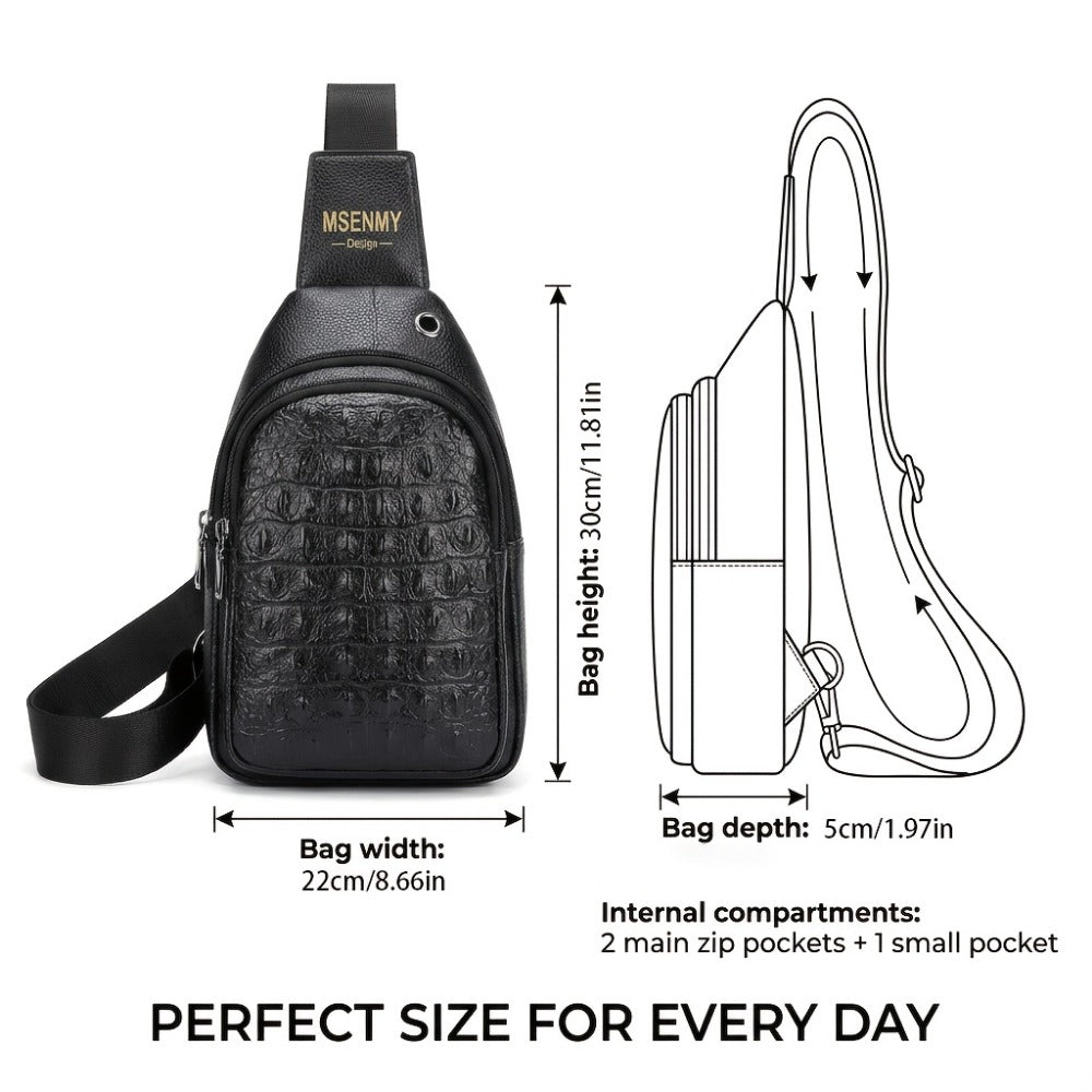 Waist Bag – PU Leather, Large Capacity, for Travel & Work – detail view 4