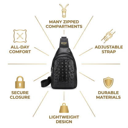 Waist Bag – PU Leather, Large Capacity, for Travel & Work – detail view 7