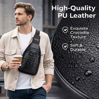Waist Bag – PU Leather, Large Capacity, for Travel & Work – detail view 9