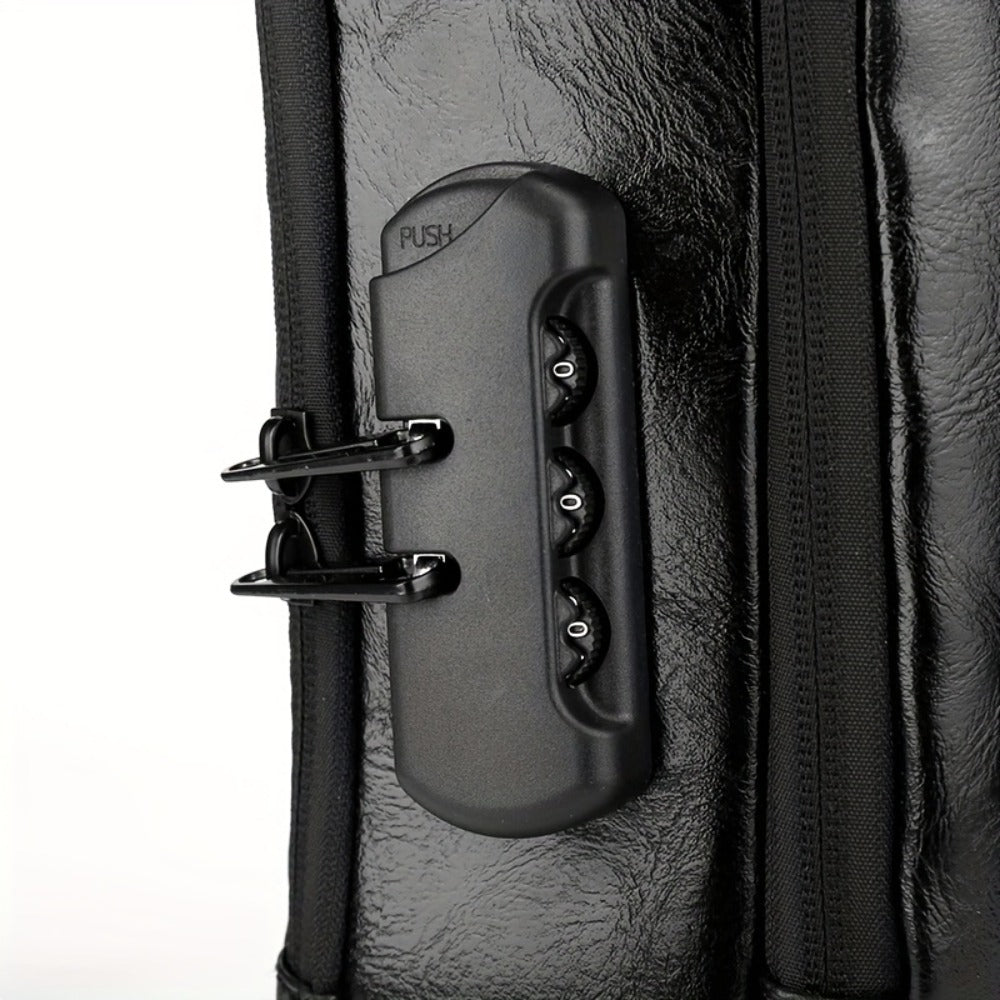 Waist Bag – PU Leather, USB Charging, Large Capacity – detail view 8