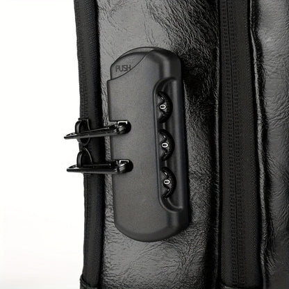 Waist Bag – PU Leather, USB Charging, Large Capacity – detail view 8