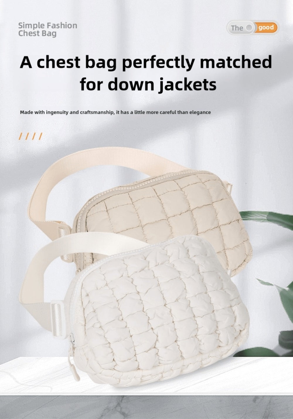 Waist Bag – 7 Colors, Quilted, for Everyday Use – detail view 24