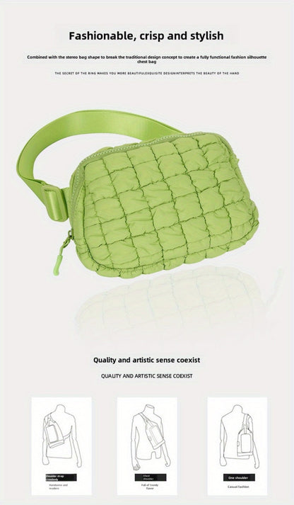 Waist Bag – 7 Colors, Quilted, for Everyday Use – detail view 25