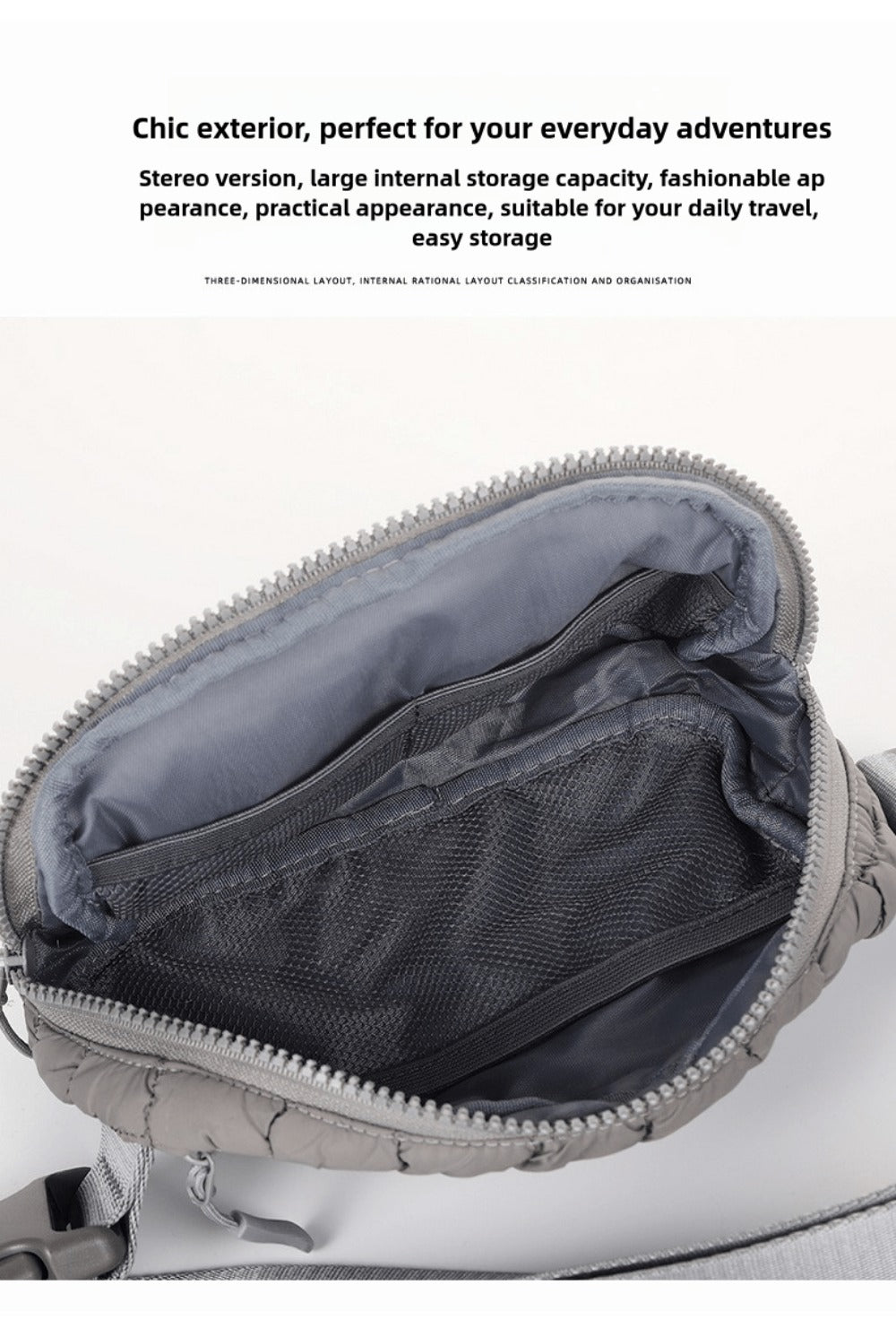 Waist Bag – 7 Colors, Quilted, for Everyday Use – detail view 26