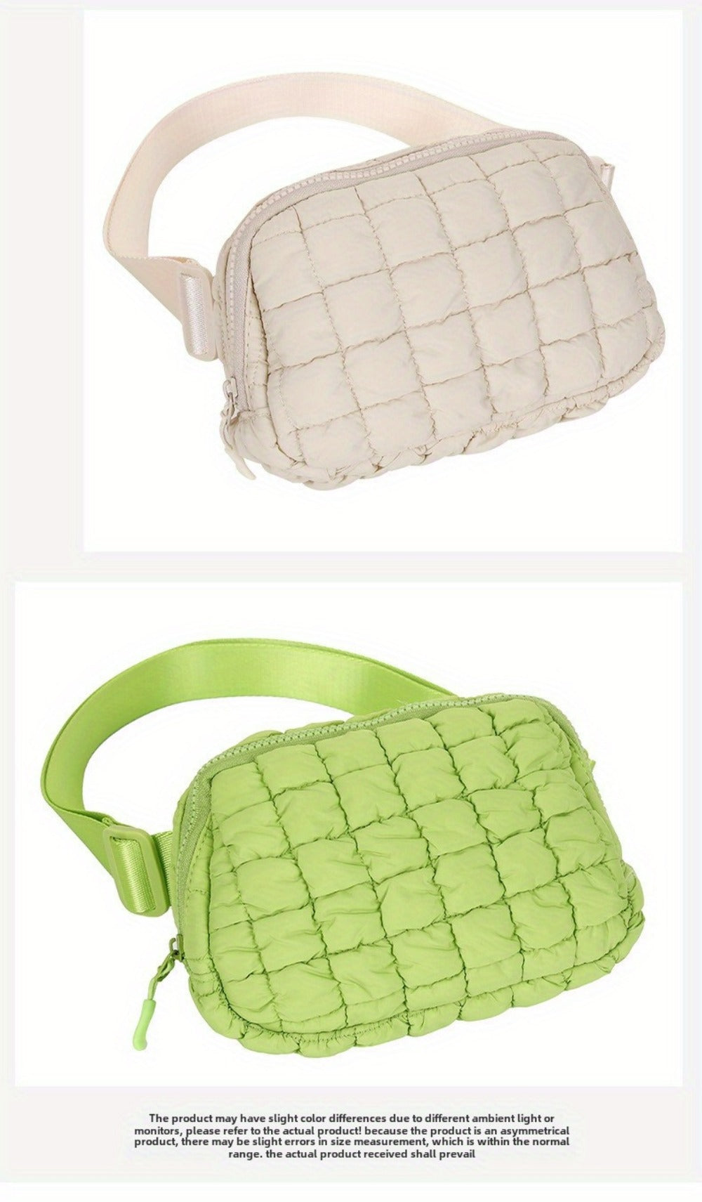Waist Bag – 7 Colors, Quilted, for Everyday Use – detail view 32