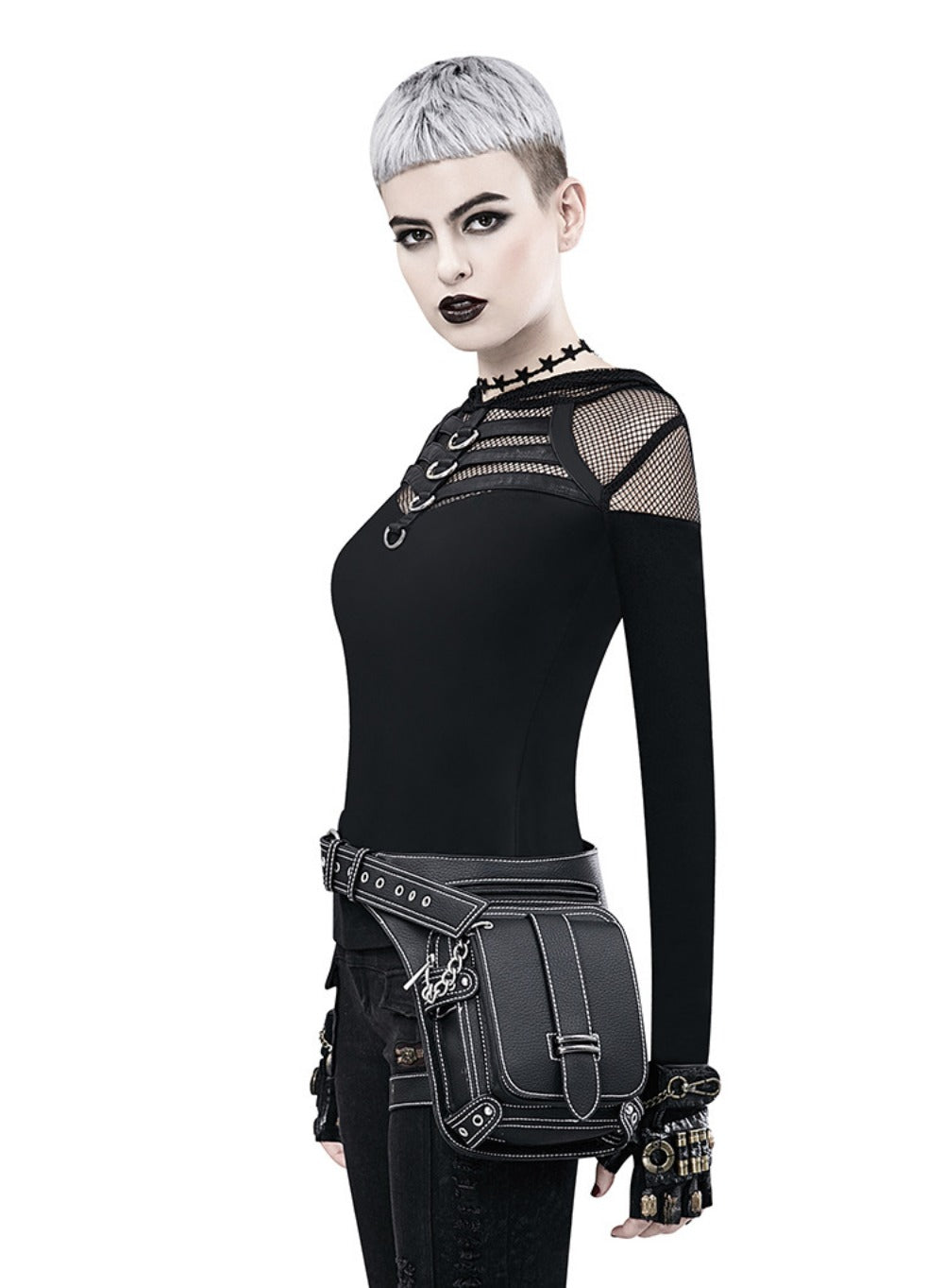 Waist Bag – Steampunk Vintage Waist Outdoor Phone – detail view 15
