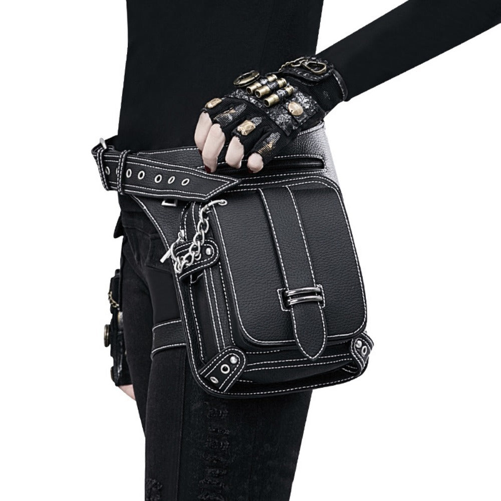 Waist Bag – Steampunk Vintage Waist Outdoor Phone – detail view 5