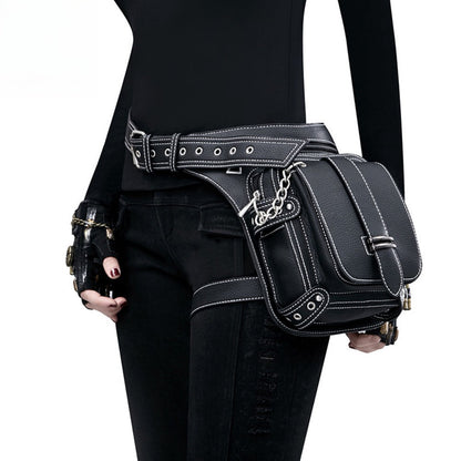 Waist Bag – Steampunk Vintage Waist Outdoor Phone – front view