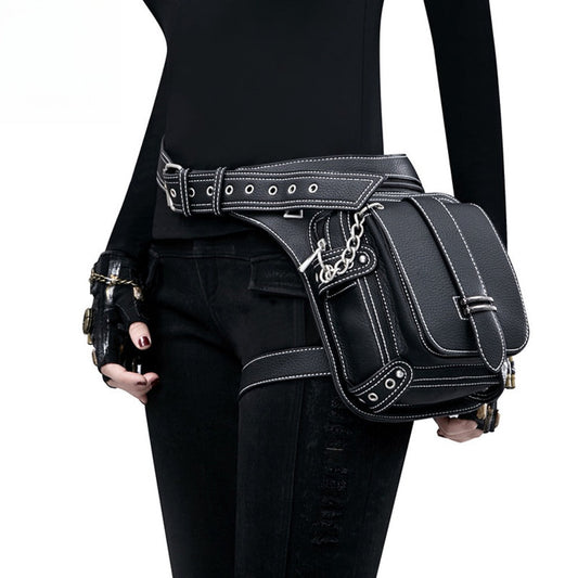 Waist Bag – Steampunk Vintage Waist Outdoor Phone – front view