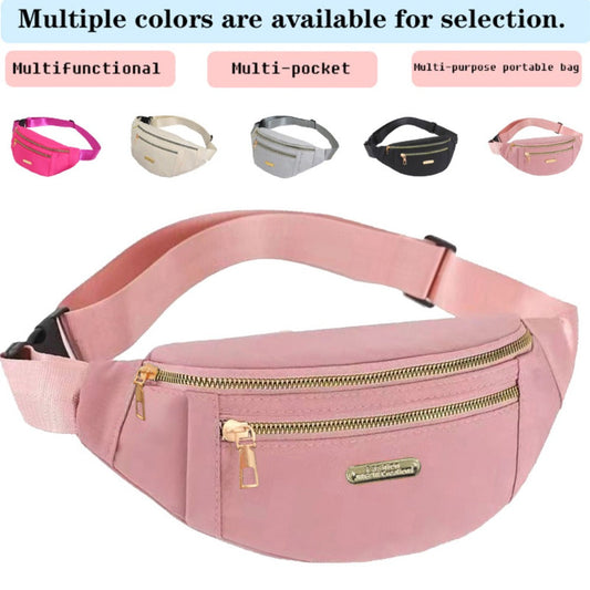 Waist Bag – for Travel & Everyday Use, Oxford Cloth Waist Adjustable Belt – front view