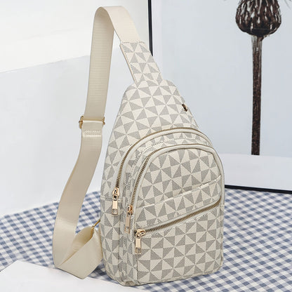 Waist Bag – for Travel, Small Geometric Pattern Waist Chest – detail view 12