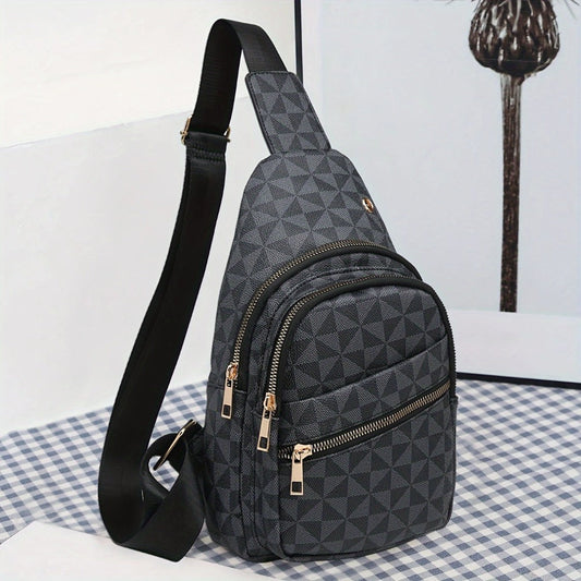 Waist Bag – for Travel, Small Geometric Pattern Waist Chest – detail view 3