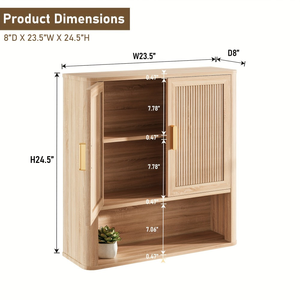 Wall-Mounted Bathroom Wall Cabinet for Organized Everyday Storage detail image - detail view 4