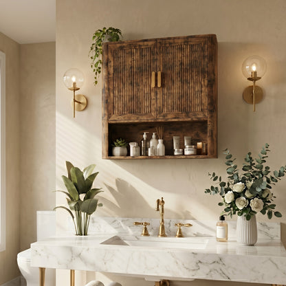 Bathroom Wall Cabinet shown in the Retro option