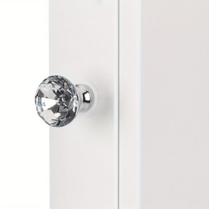 Wall-Mounted Bathroom Wall Cabinet for Organized Everyday Storage, in White detail image - detail view 11