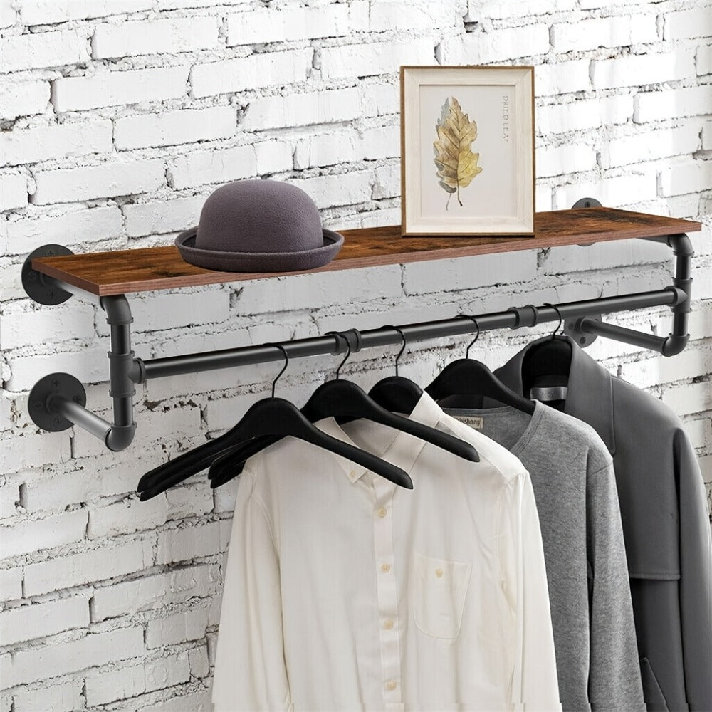 Wall-Mounted Clothes Rack for Organized Everyday Storage in Entryway detail image - detail view 7