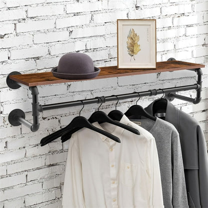 Wall-Mounted Clothes Rack for Organized Everyday Storage in Entryway detail image - detail view 7