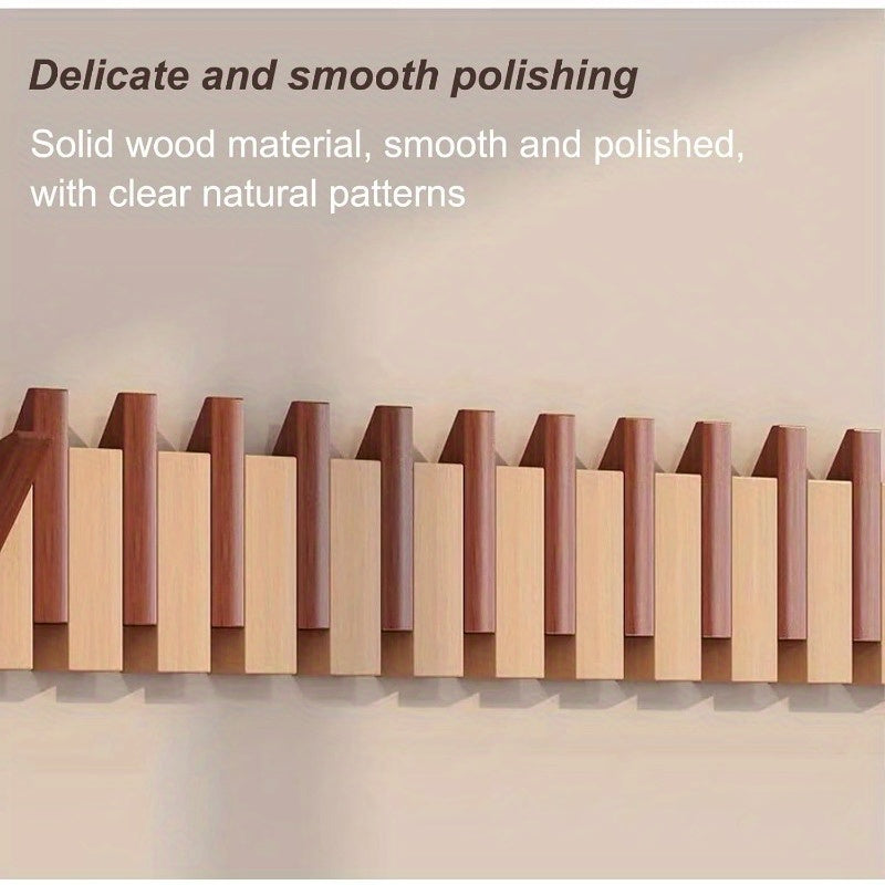 Wall-Mounted Foldable Coat Rack, Entryway Hall Tree for Organized Everyday Storage detail image - detail view 27