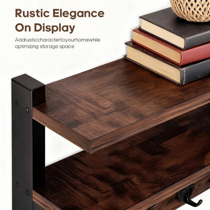 Wall-Mounted Freestanding Clothes Rack for Entryway and Living Room detail image - detail view 6