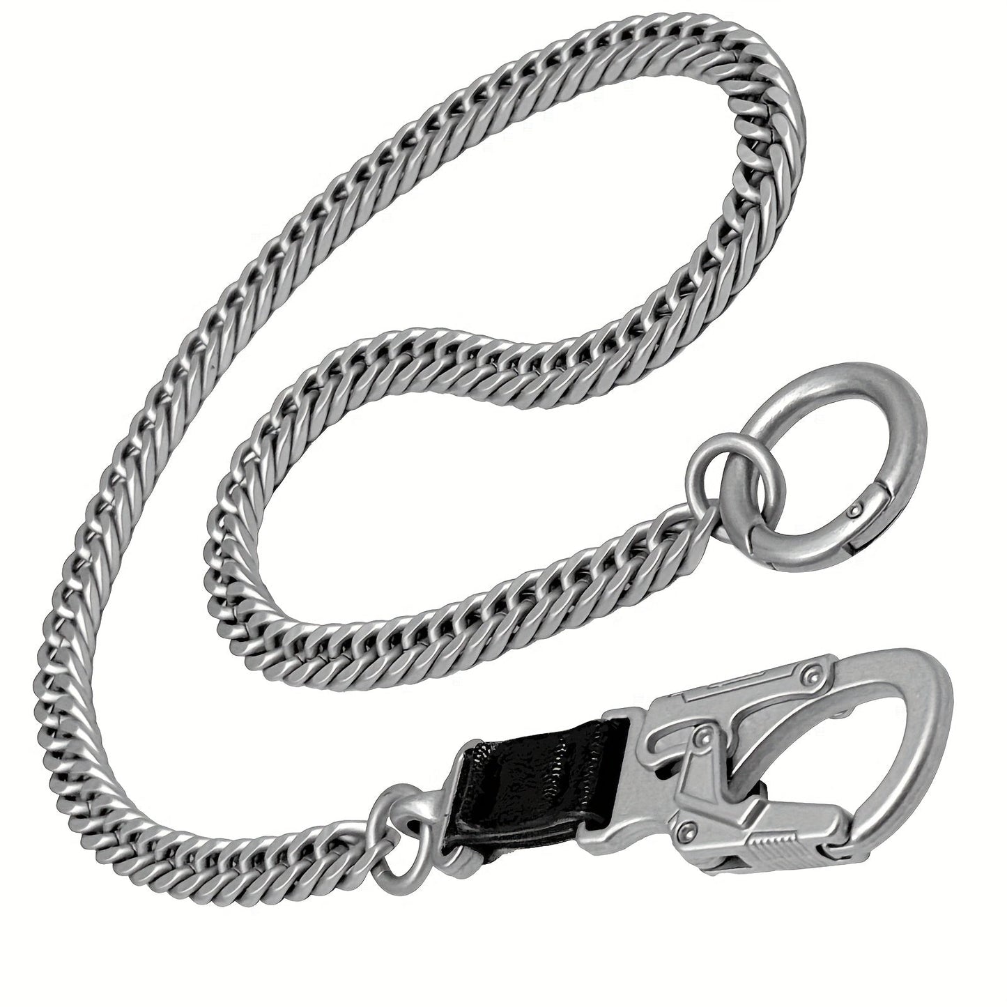 Wallet Chains & Pocket Chains - Chain Men Hip Hop Chain 25'' Dual-Button Lock Security Stainless Steel & - product detail