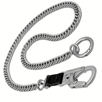 Wallet Chains & Pocket Chains - Chain Men Hip Hop Chain 25'' Dual-Button Lock Security Stainless Steel & - product detail