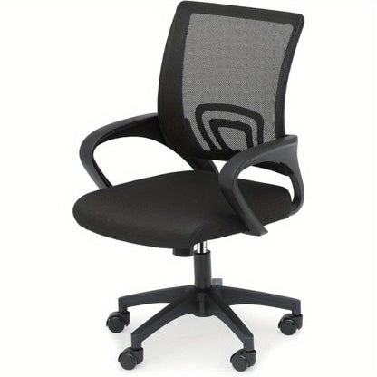 Wide Office Chair with Adjustable Height and Lumbar Support for Home Office detail image - detail view 3
