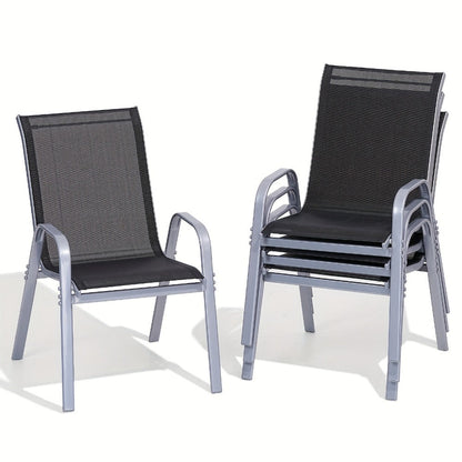 Wide Outdoor Chair with High Back and Multiple Color Options for Patio detail image - detail view 19