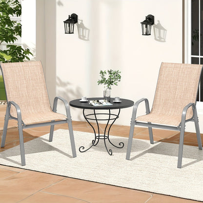 Wide Outdoor Chair with High Back and Multiple Color Options for Patio detail image - detail view 30