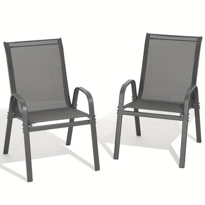 Outdoor Chair shown in the Grey, 2pcs option