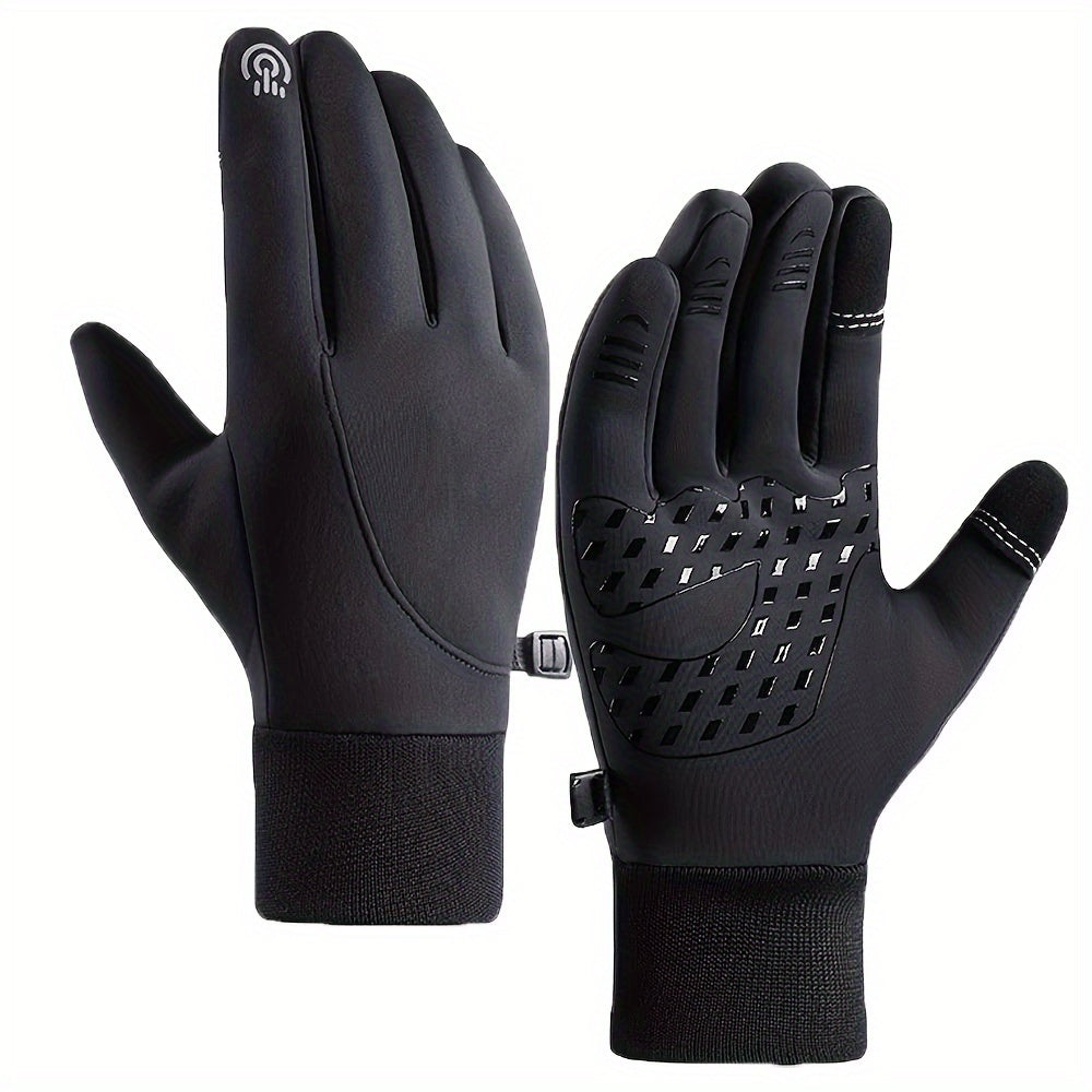 Winter Gloves - for Men Women Touchscreen Thermal Warm Windproof Knit for Running Driving - product detail view 8