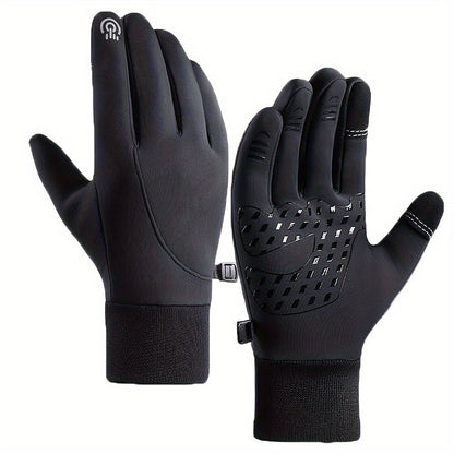Winter Gloves - for Men Women Touchscreen Thermal Warm Windproof Knit for Running Driving - product detail view 8